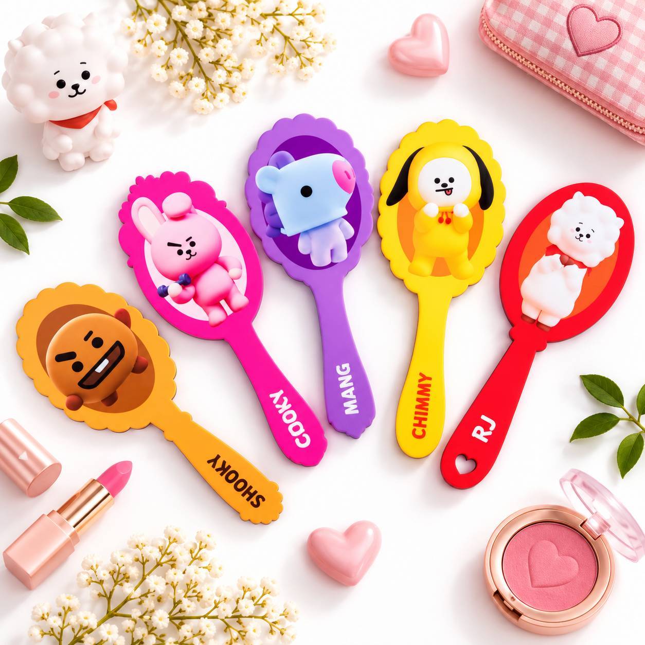 آینه دسته دار بیضی سری Bt21