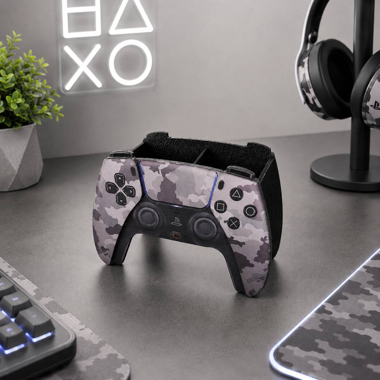 جاقلمی چوبی دسته PS5 مدل چریکی