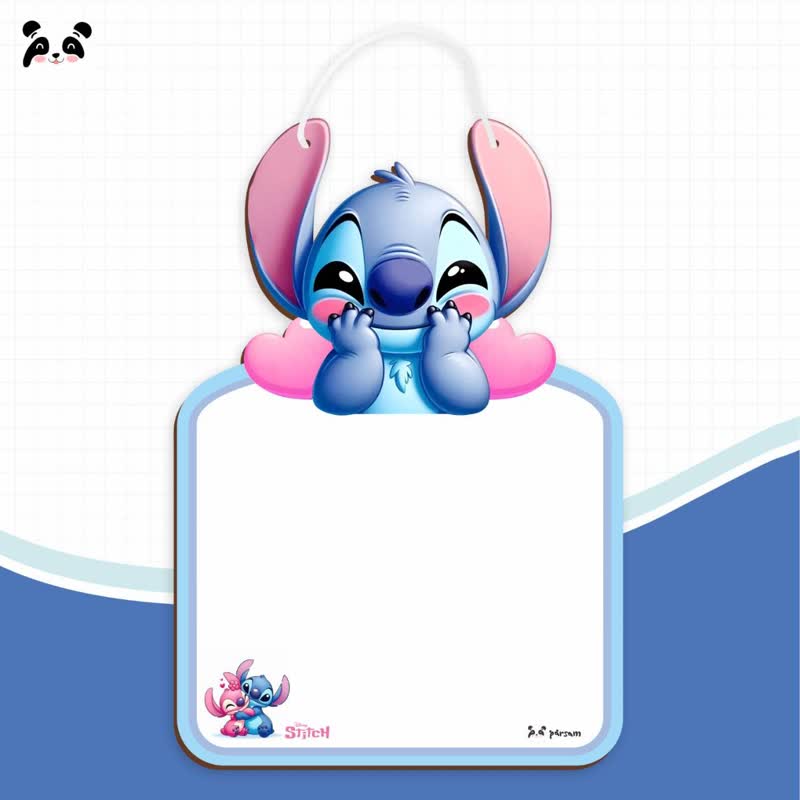 تخته وایت برد چوبی طرح اِستیچ