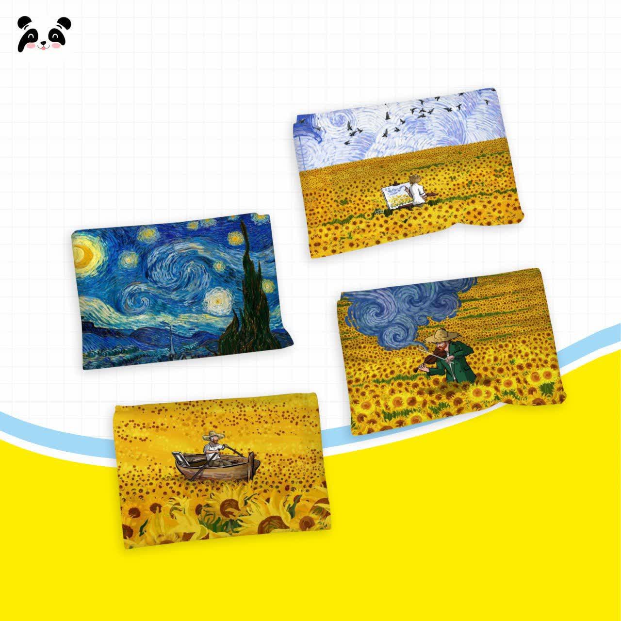دستمال کاغذی جیبی پارچه ای | سری  ونگوگ