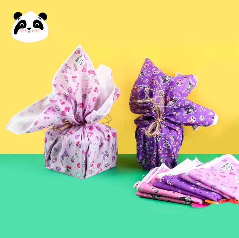 کادو پیچ پارچه ای همراه با کنف طرح کورومی