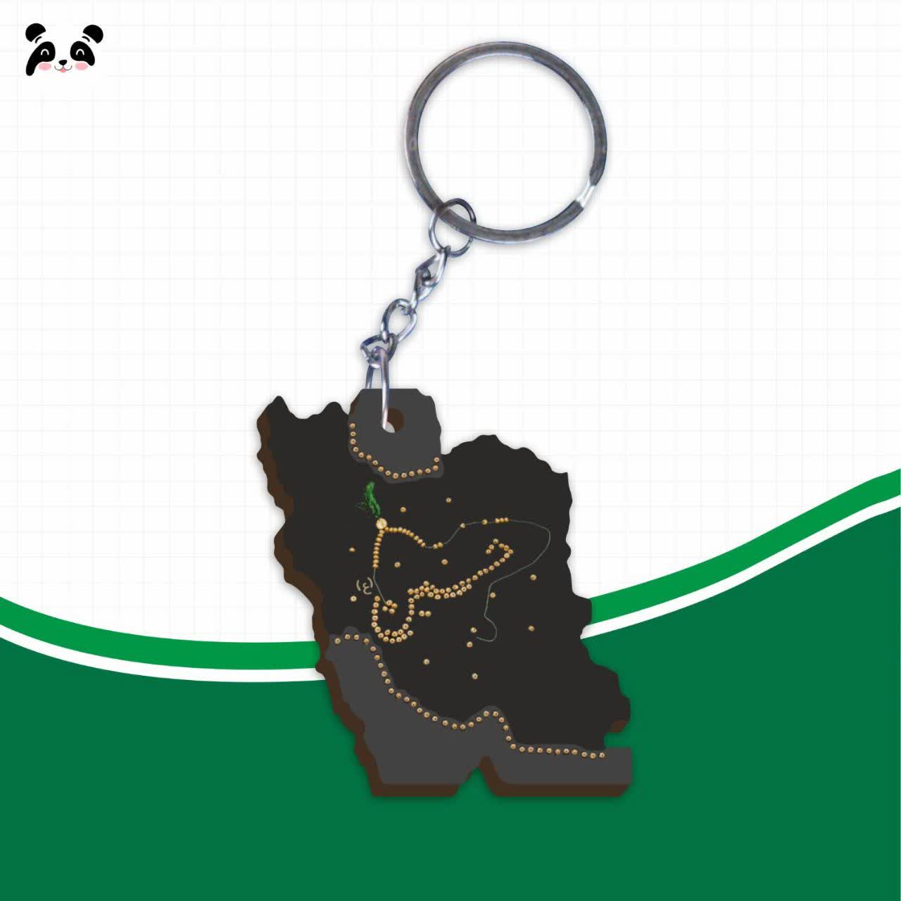 سرکلیدی چوبی محرمیِ ایران طرح تسبیح