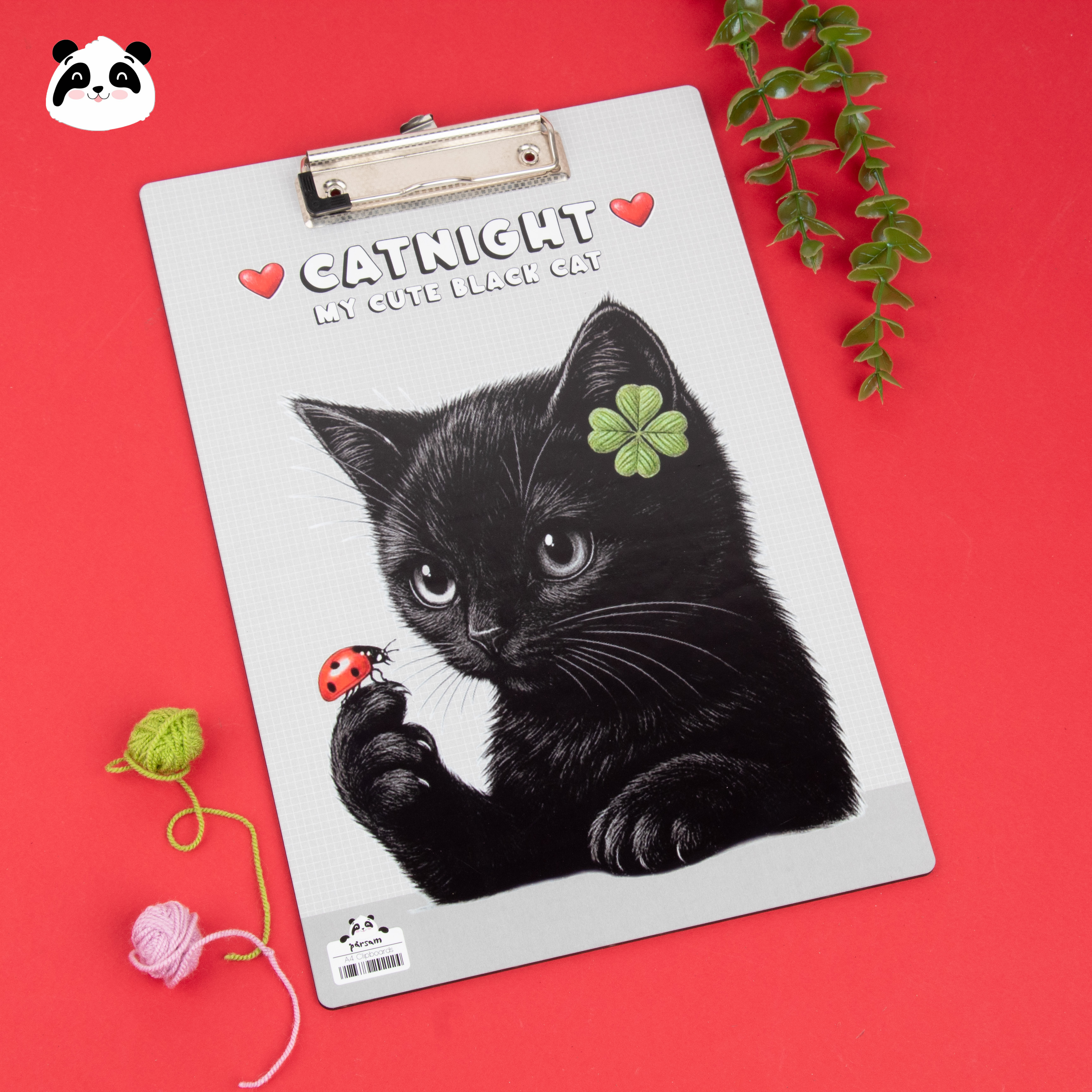 تخته شاسی A4 بلک برد طرح Cat Night