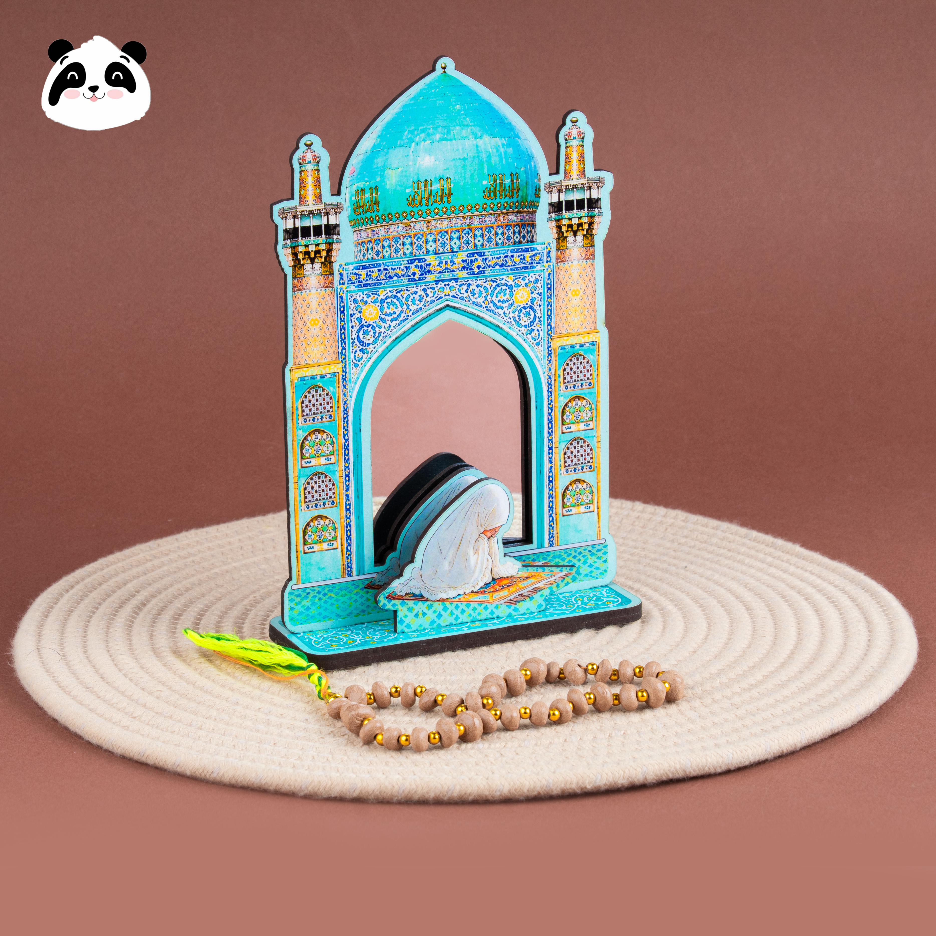 آینه کُنسول چوبی طرح مسجد گوهرشاد