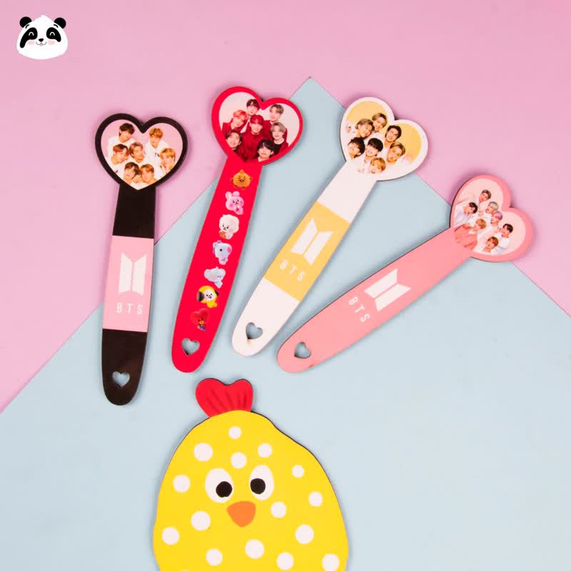 بوک مارک چوبی سری گروه BTS