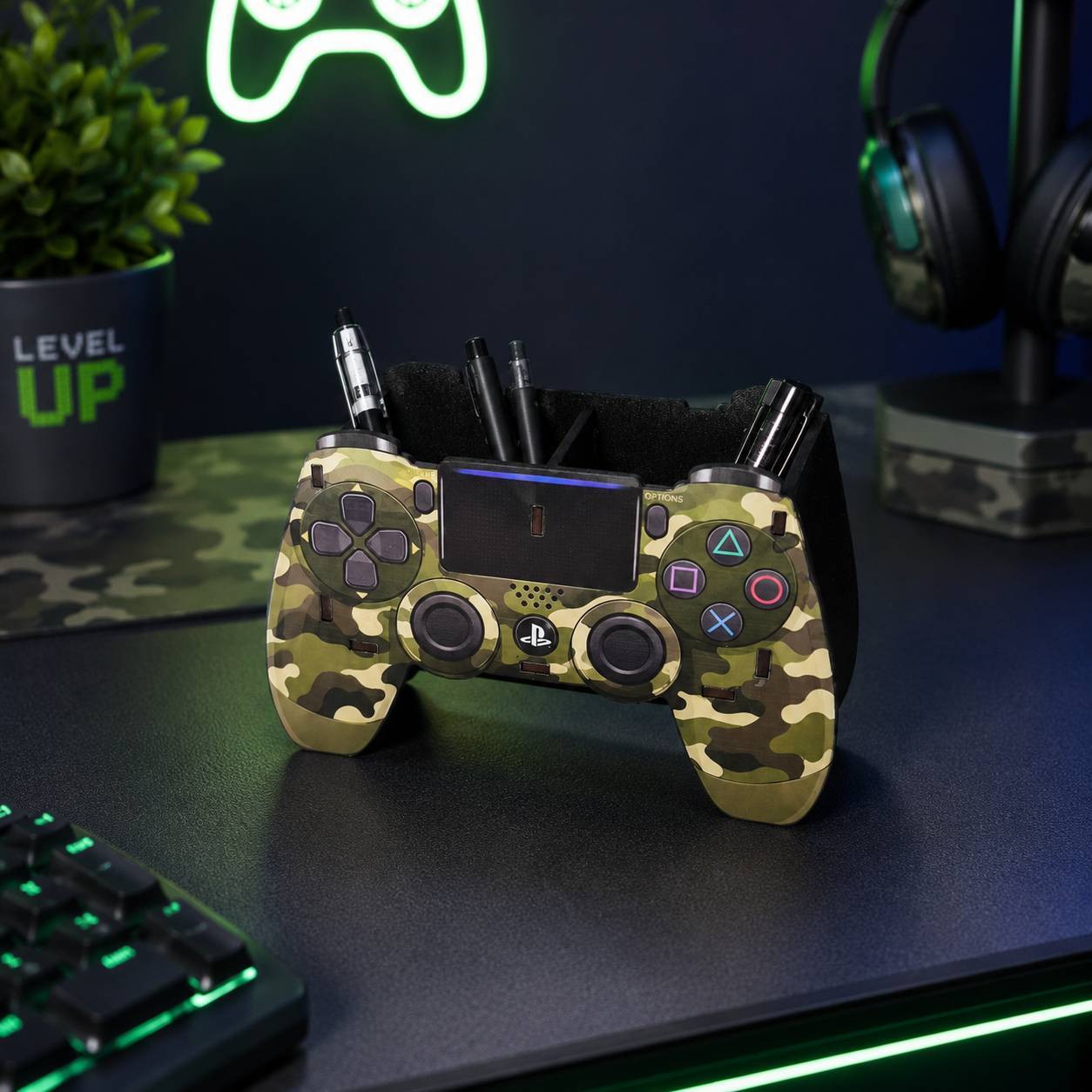 جاقلمی چوبی دسته Ps4 مدل ارتشی