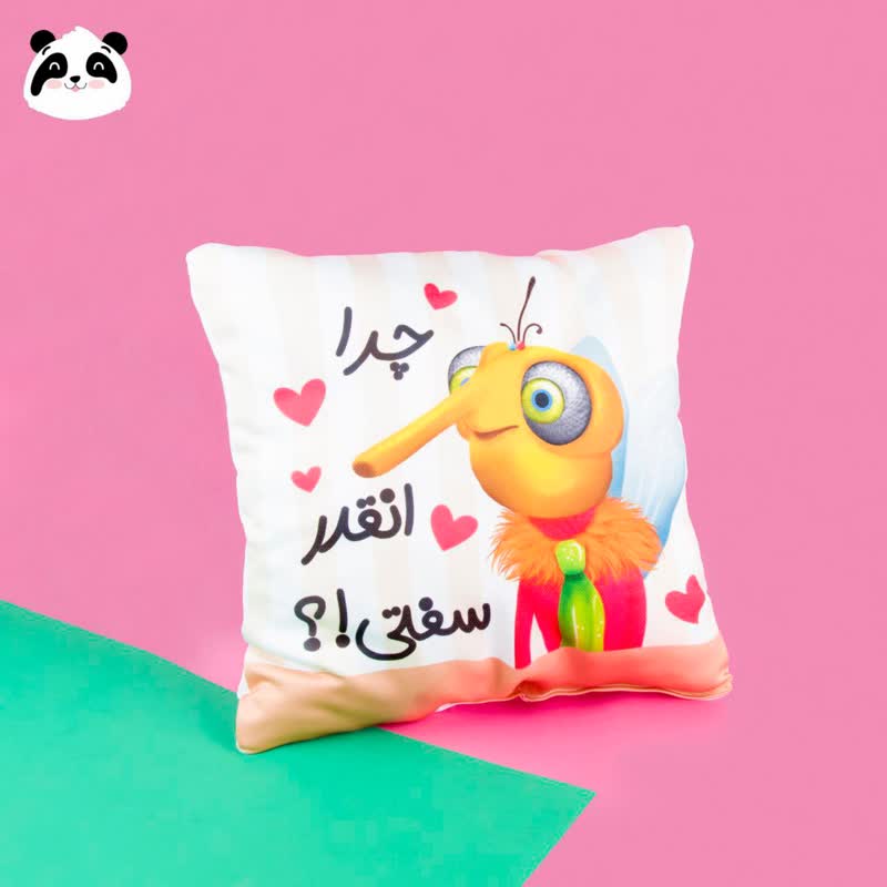 کوسن رو مبلی طرح پشه