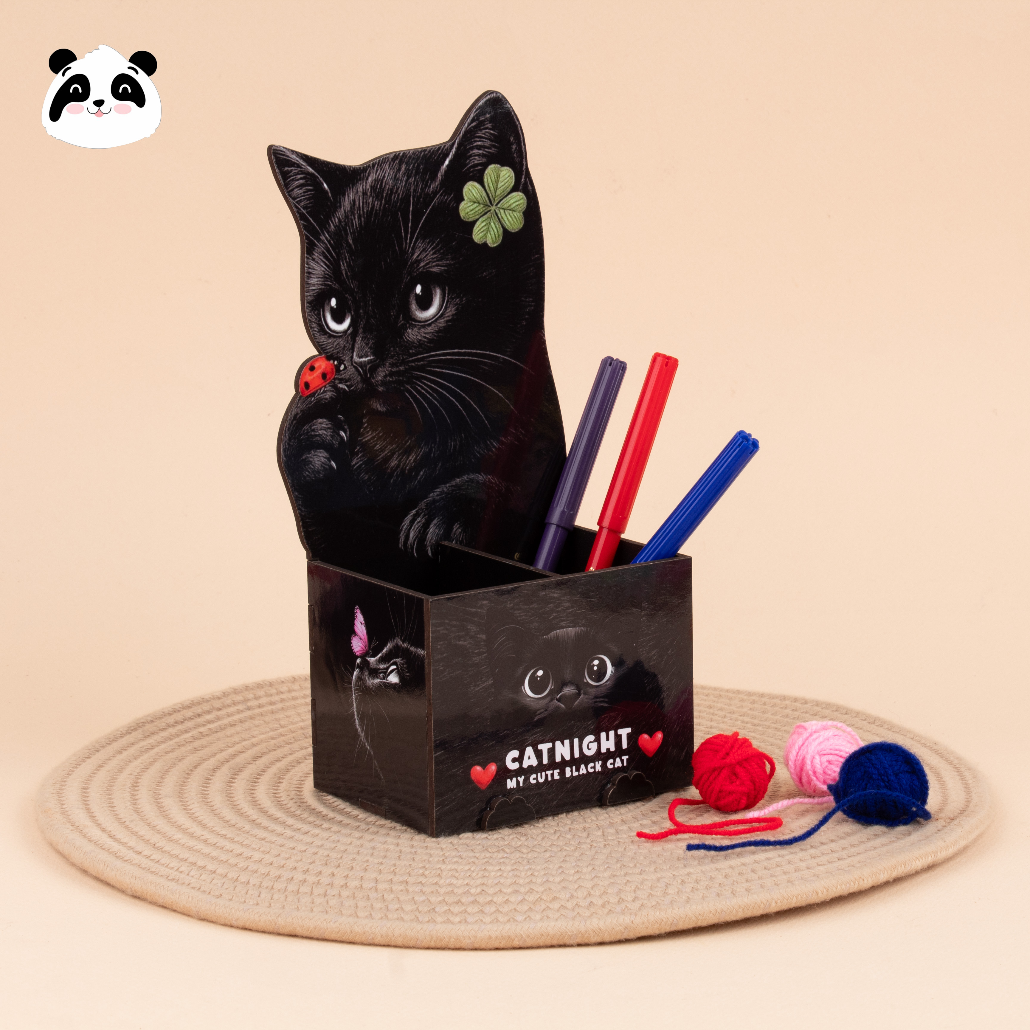 جاقلمی چوبی دیزنی سری Cat Night