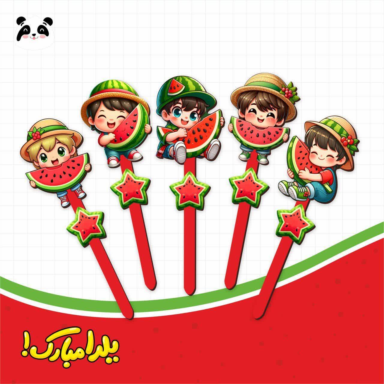 تاپر چوبی پسر یلدا | بسته 36 تایی