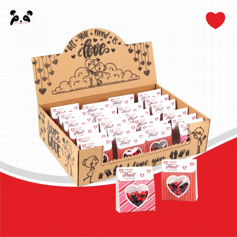 کیسه شکلات پاکتی راه راه