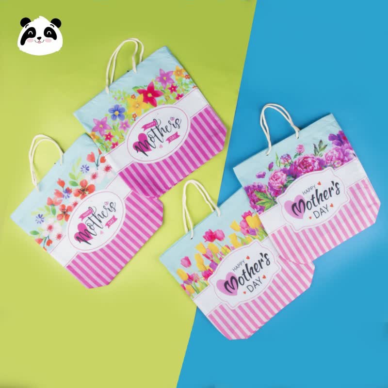 ساک هدیه بزرگ پارچه ای سری روز مادر