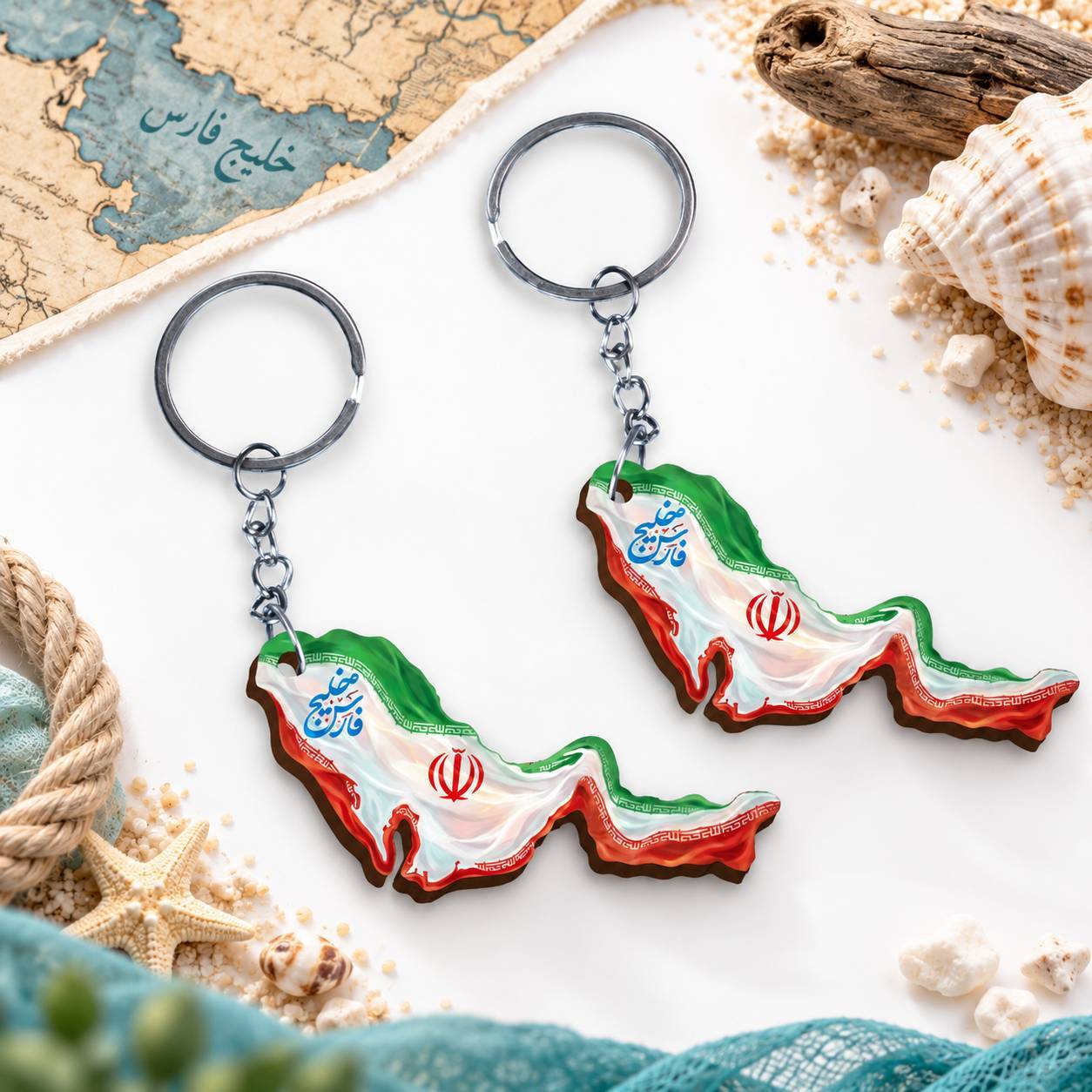سرکلیدی چوبی خلیج فارس ا بسته 50 تایی